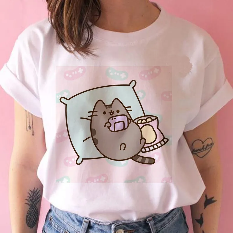 Letter Print Top Street Fashion T-shirt - C Style