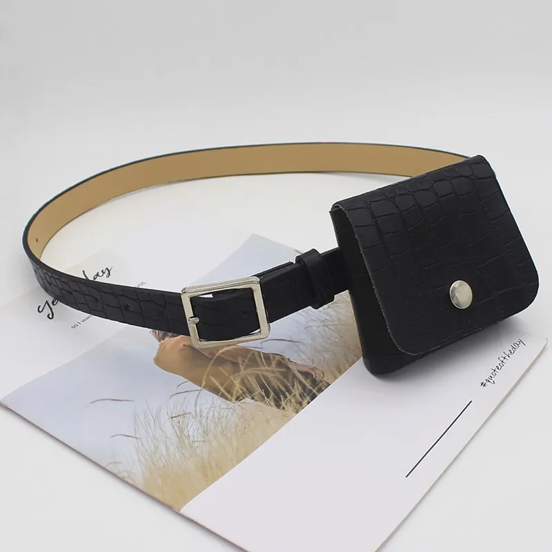 Fashion Bag Belt Ladies Cross-border Foreign Trade Belt Bag - Black