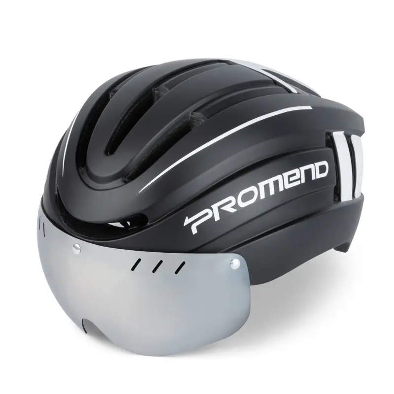 Helmet Integrated Molding with LED Warning Light Adjustable Mountain