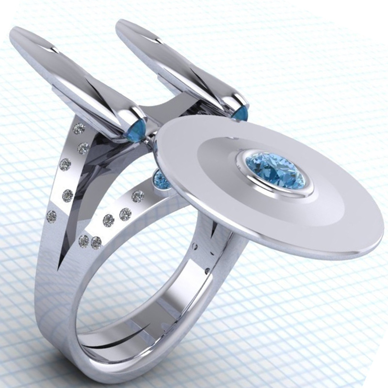 New Starship Enterprise Ring New Starship Enterprise Ring