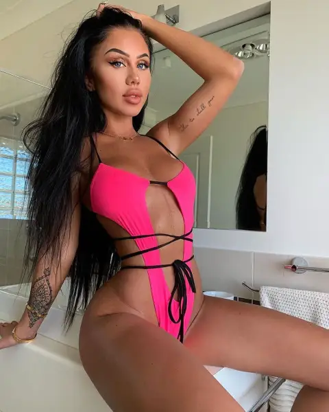 Bathing Suits Swimwear Cross Band One-piece Swimsuit Cutout Low