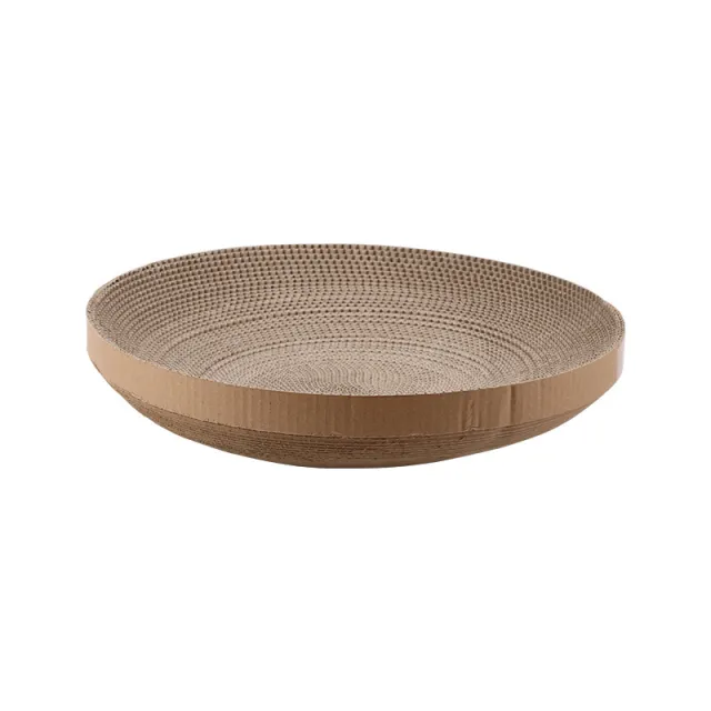 Replaceable Corrugated Paper Scratch Resistant Cat Litter Plastic Brown - Shop at LoveMi