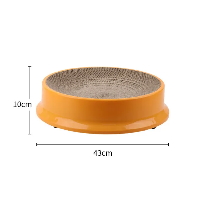 Replaceable Corrugated Paper Scratch Resistant Cat Litter Plastic Orange - Shop at LoveMi