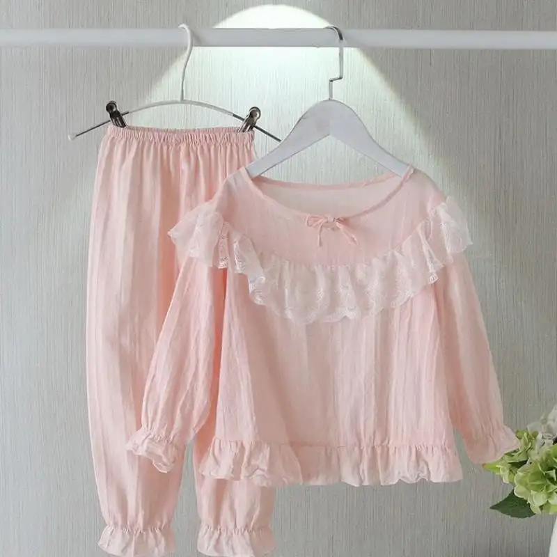 Children's Thin Air-conditioned Home Wear Girl Suit