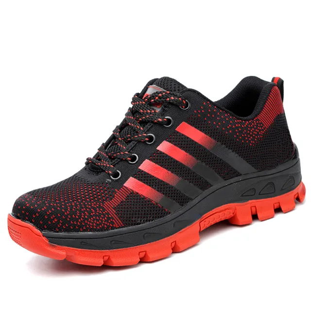 Tenis Zapatos Calzado Con Punta De Acero Zapato De Seguridad Para Mujer Hombre Red - Shop at LoveMi