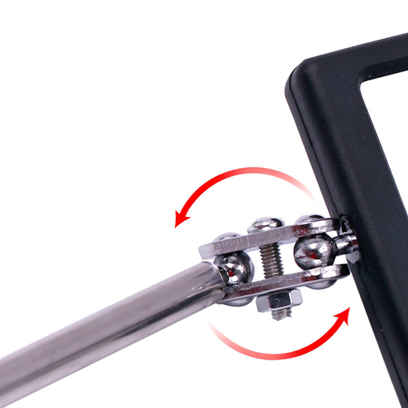 Led Telescopic Inspection Mirror Car With Lamp Universal Folding Square Mirror — foto 2