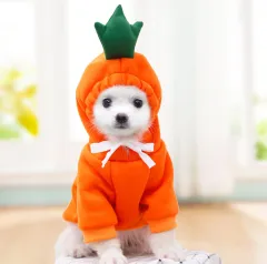 Cute Fruit Dog Clothes For Small Dogs Hoodies Winter Warm Fleece Pet Clothing Puppy Cat Costume Coat For French Chihuahua Outfit - 3 Style - View 1