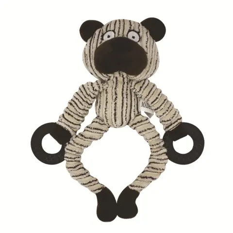 Pet Sounding Plush Toy Three-Color Rubber Ring Corduroy