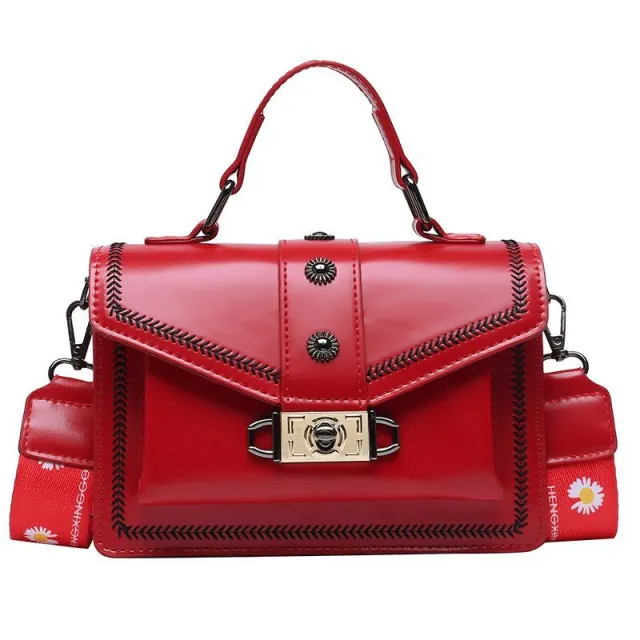 Summer New Female Bag Fashion Korean Messenger Bag Casual Portable Shoulder Bag Red - Shop at LoveMi