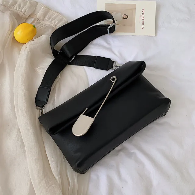 Shoulder Bag Korean Fashion All match Messenger Bag Black - Shop at LoveMi