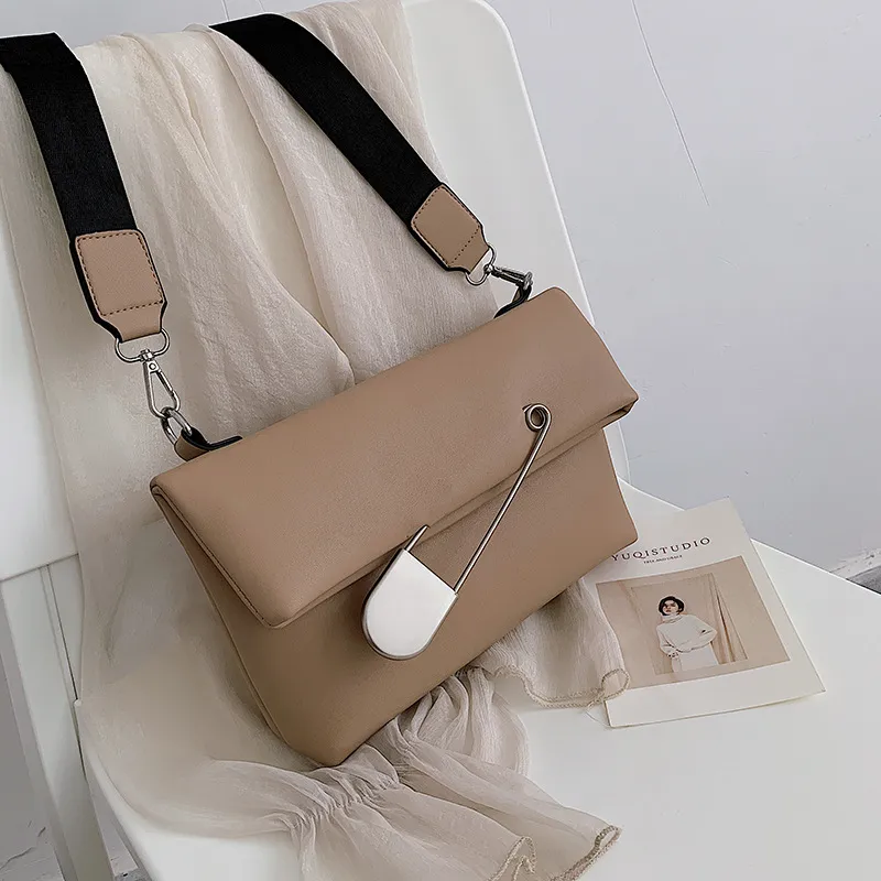 Shoulder Bag Korean Fashion All-match Messenger Bag - Khaki