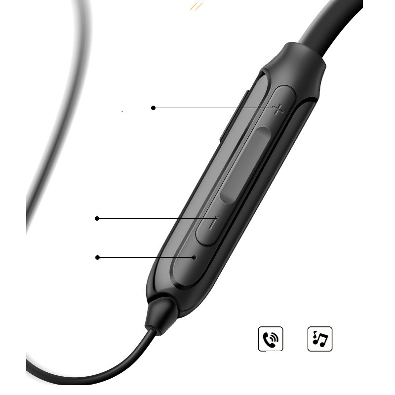 Hanging Neck Bluetooth Headset Binaural Sports Running Mobile Phone Wireless - Image 3