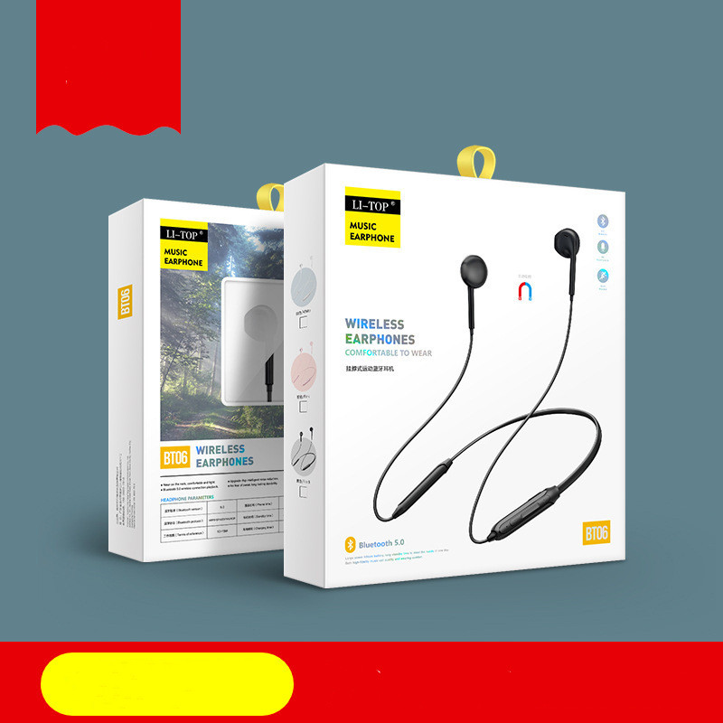 Hanging Neck Bluetooth Headset Binaural Sports Running Mobile Phone Wireless - Image 6
