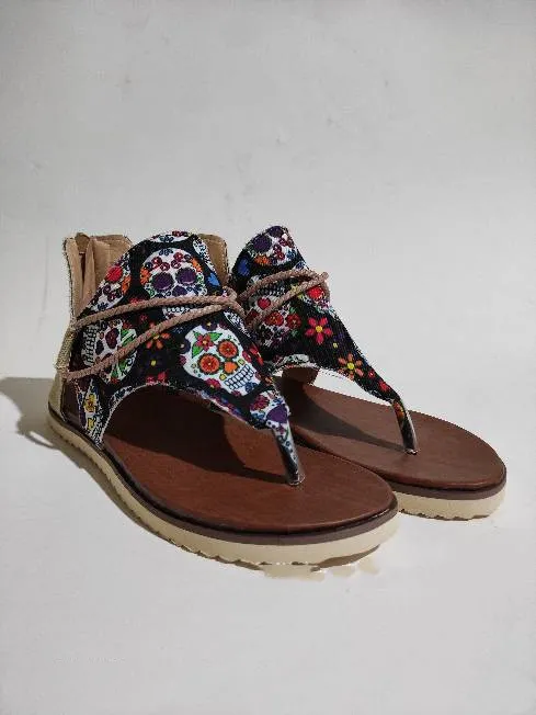 Large Size Lightweight Flat Women Sandals D 38 - Shop at LoveMi