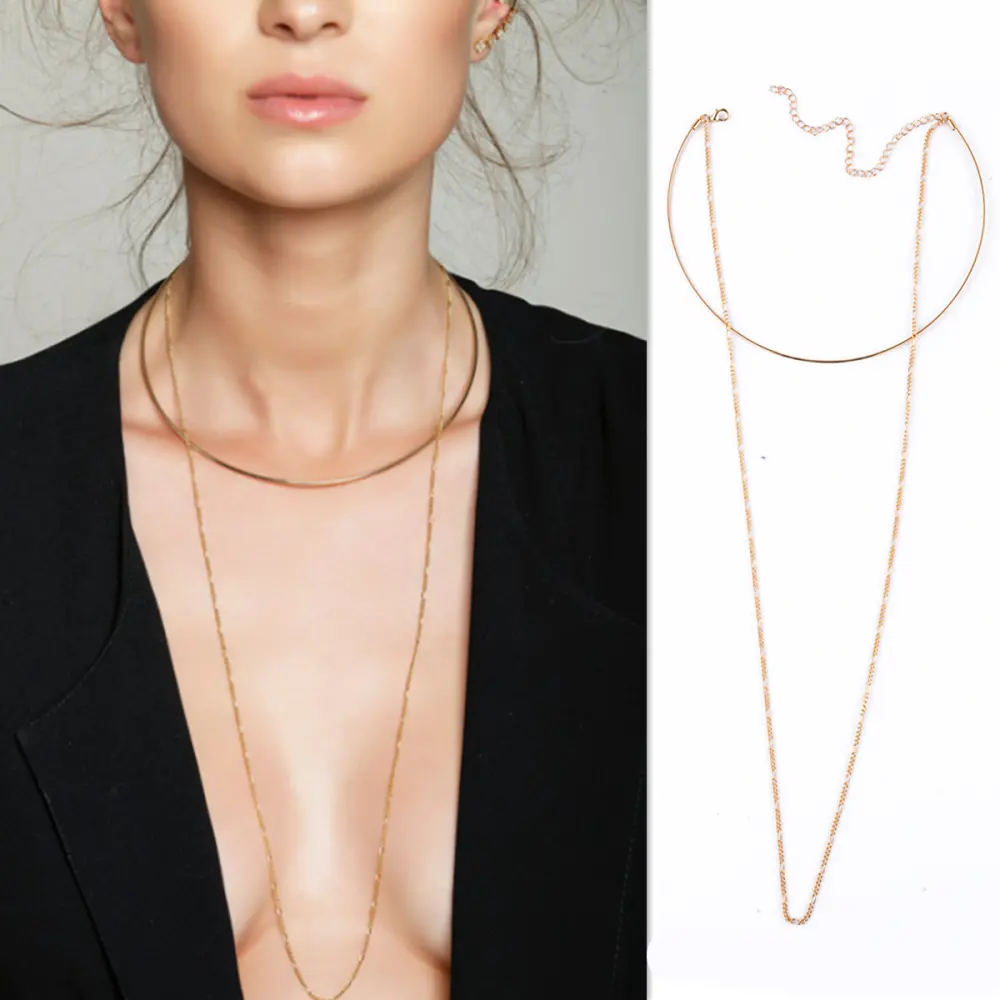 New Style Simple Metal Smooth Collar