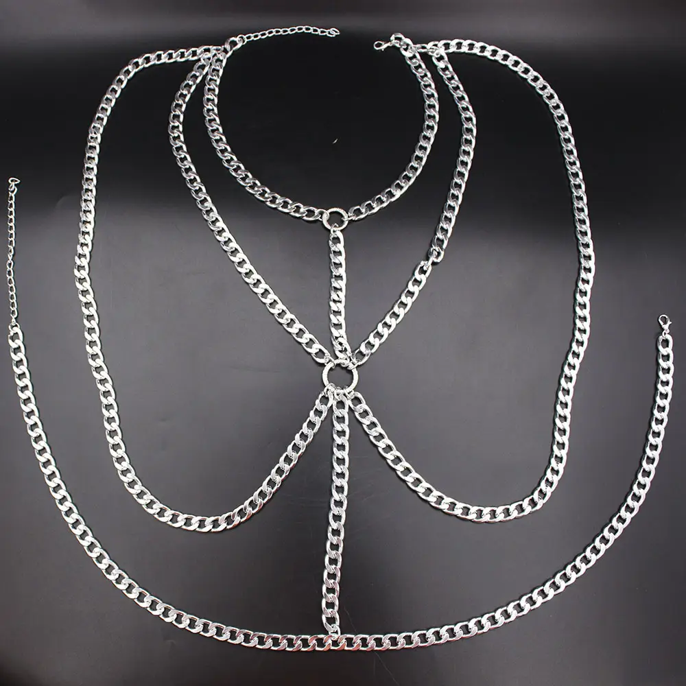 Female Sexy Metal Bikini Body Chain Accessories