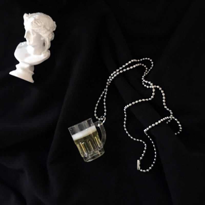 New Personality Hand-made Fried Chicken Legs And Chicken Wings Necklace