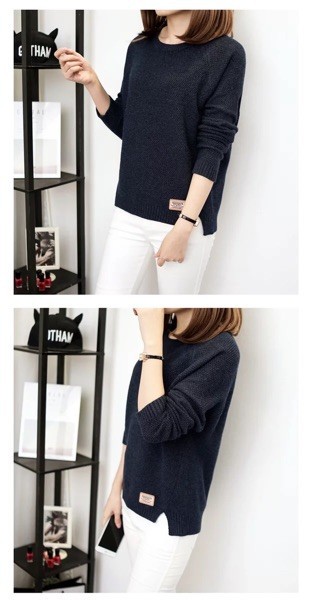 Title 4, Pull ample en tricot pour femme