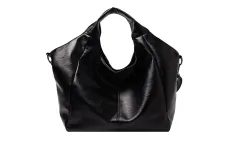 Soft Leather Large Capacity Bag Women's Shoulder Messenger Bag - Black - View 1