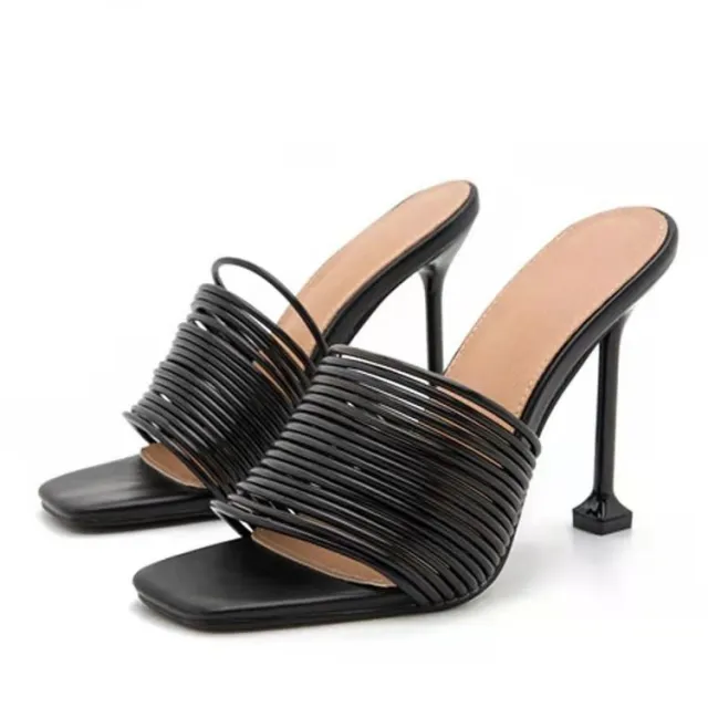 Women's Toe Stiletto High Heel Sandals Black - Shop at LoveMi