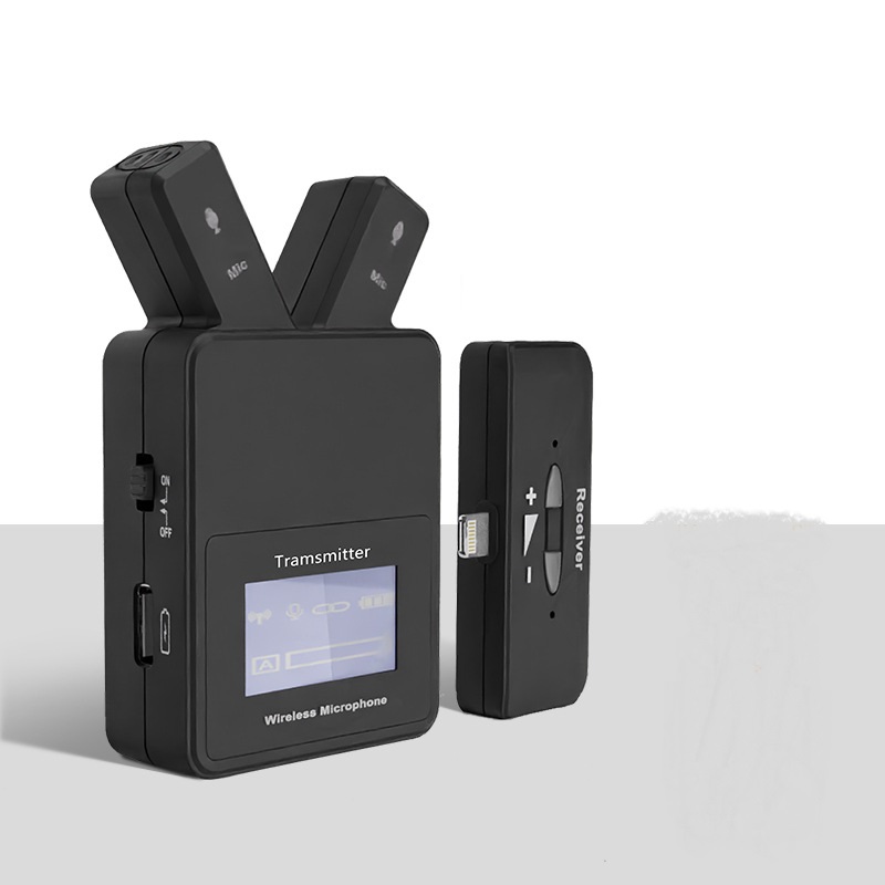 W108 Mini 2.4 GHz Lavalier Wireless Microphone Lapel Clip With Type C Plug Lighting For Phone Laptop Voice Recording - Image 4