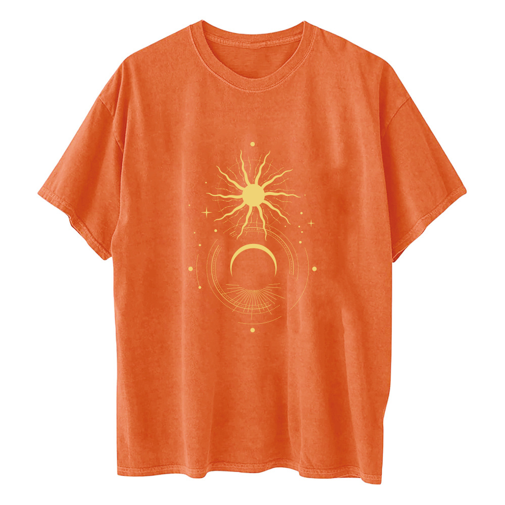 Title 8, Ladies Retro Sun And Moon Element Positioning P...