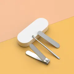 Three-piece Nail Clippers, High-quality Stainless Steel, Portable And Multi-purpose - Silver - View 1