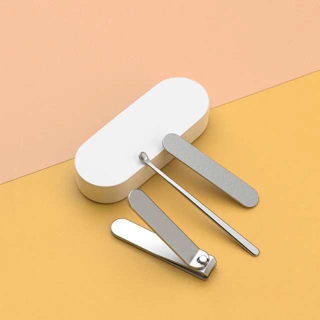 Three piece Nail Clippers, High quality Stainless Steel, Portable And Multi purpose Silver - Shop at LoveMi