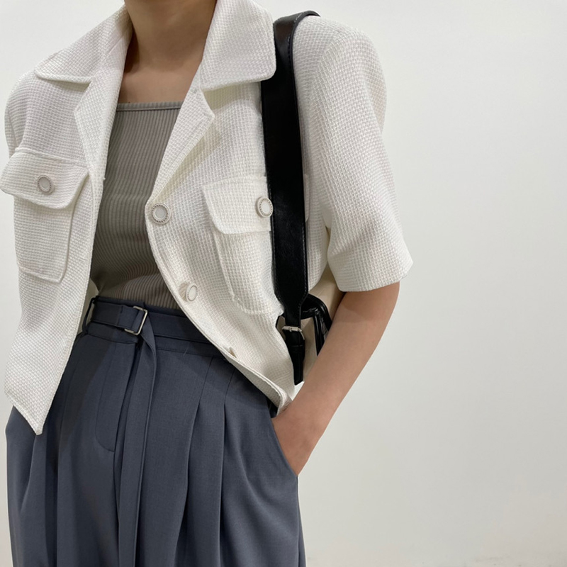 Suit Collar Button Loose All-match Casual Cardigan Jacket