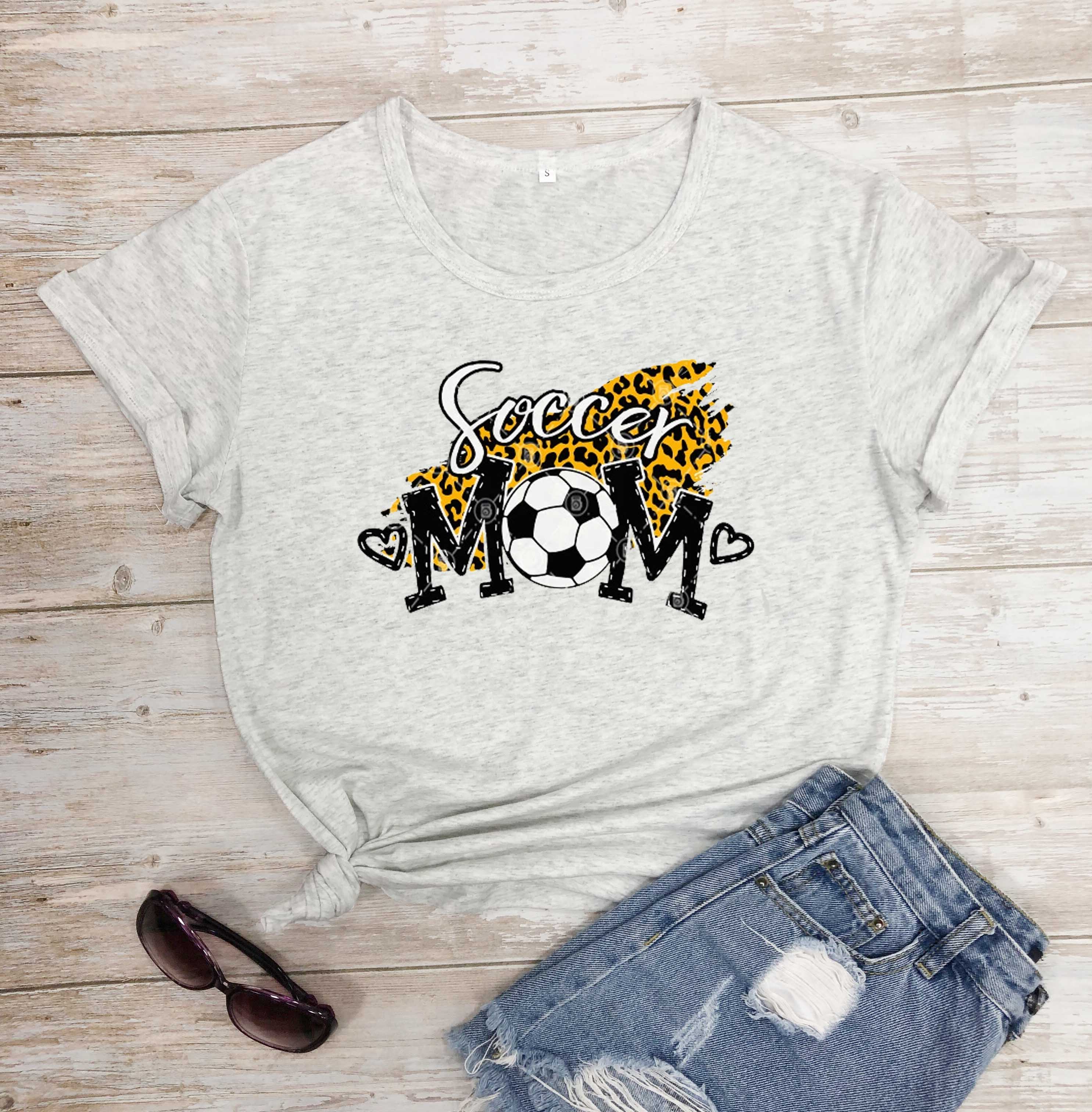 Mother's Day Gift Women's Cotton Leopard Print Casual T-shirt