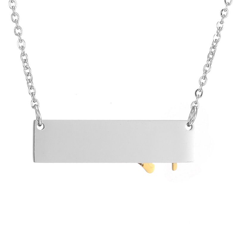 Graduated Doctor's Cap Necklace Stainless Steel Long Pendant Necklace