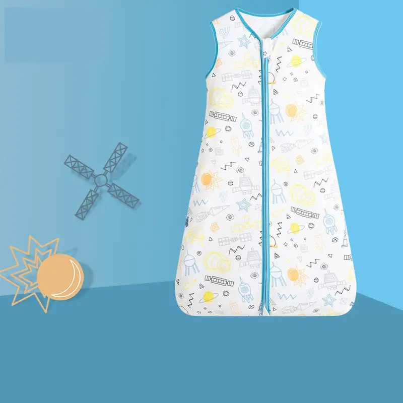 Baby Vest Pajamas Sleeveless Kick-proof Children Sleeping