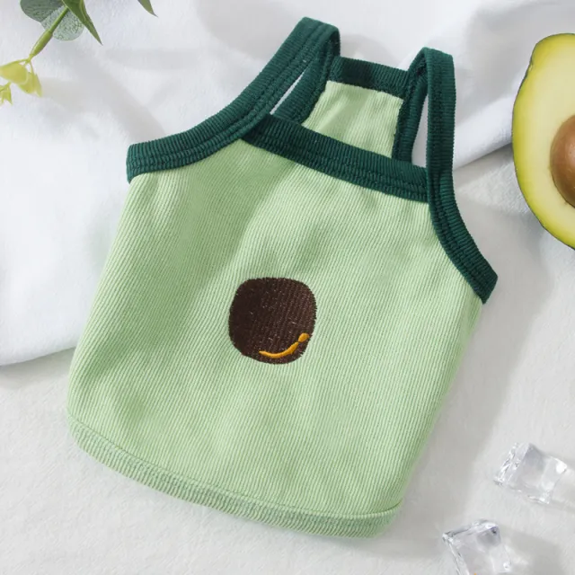Avocado Sling Puppy Clothes Summer Thin Style Green Avocado - Shop at LoveMi