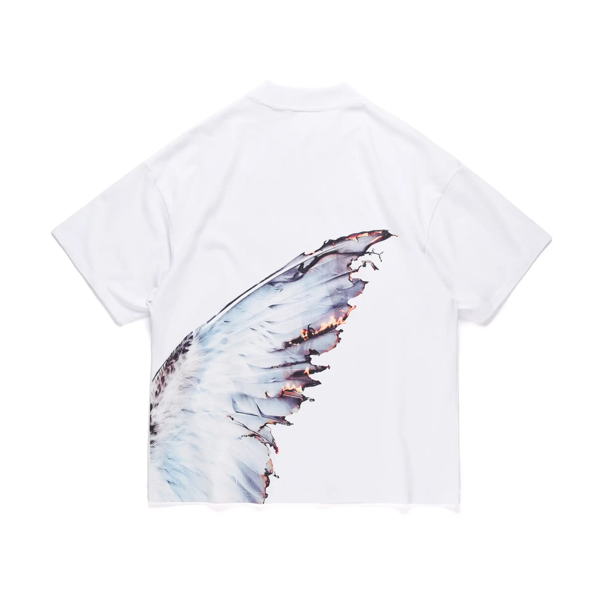 Letter Print Men's Half Sleeve Women's Short Sleeve Trend