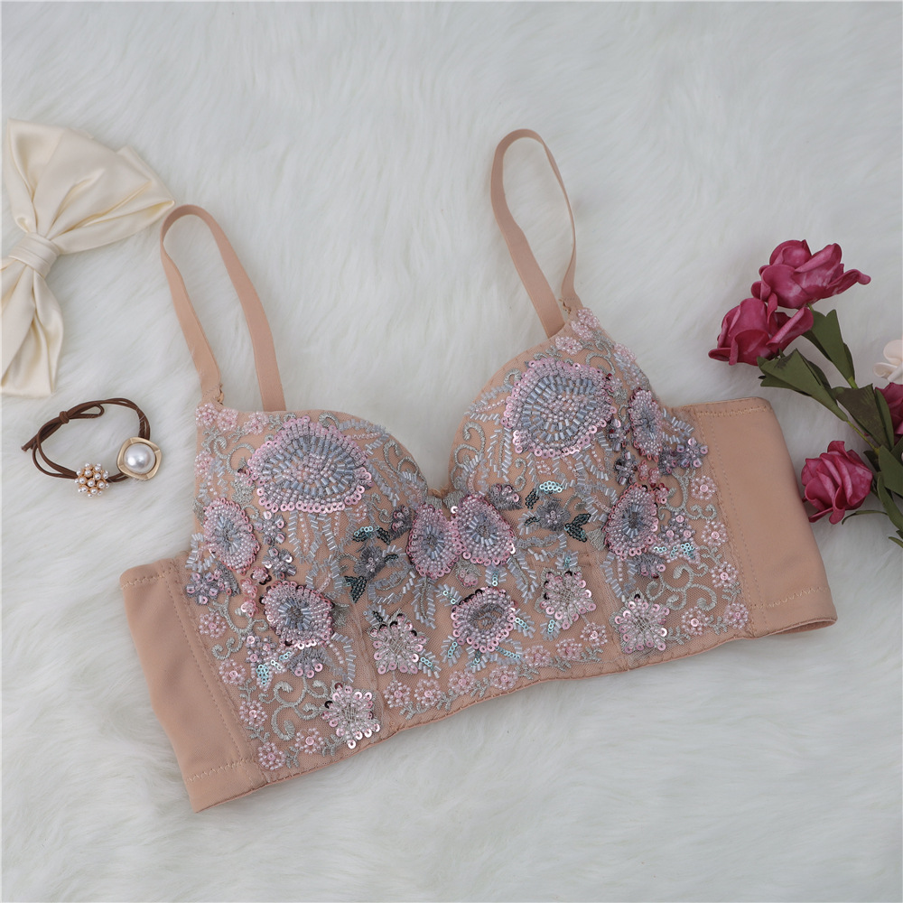 Title 4, Embroidered Floral Underwear Women