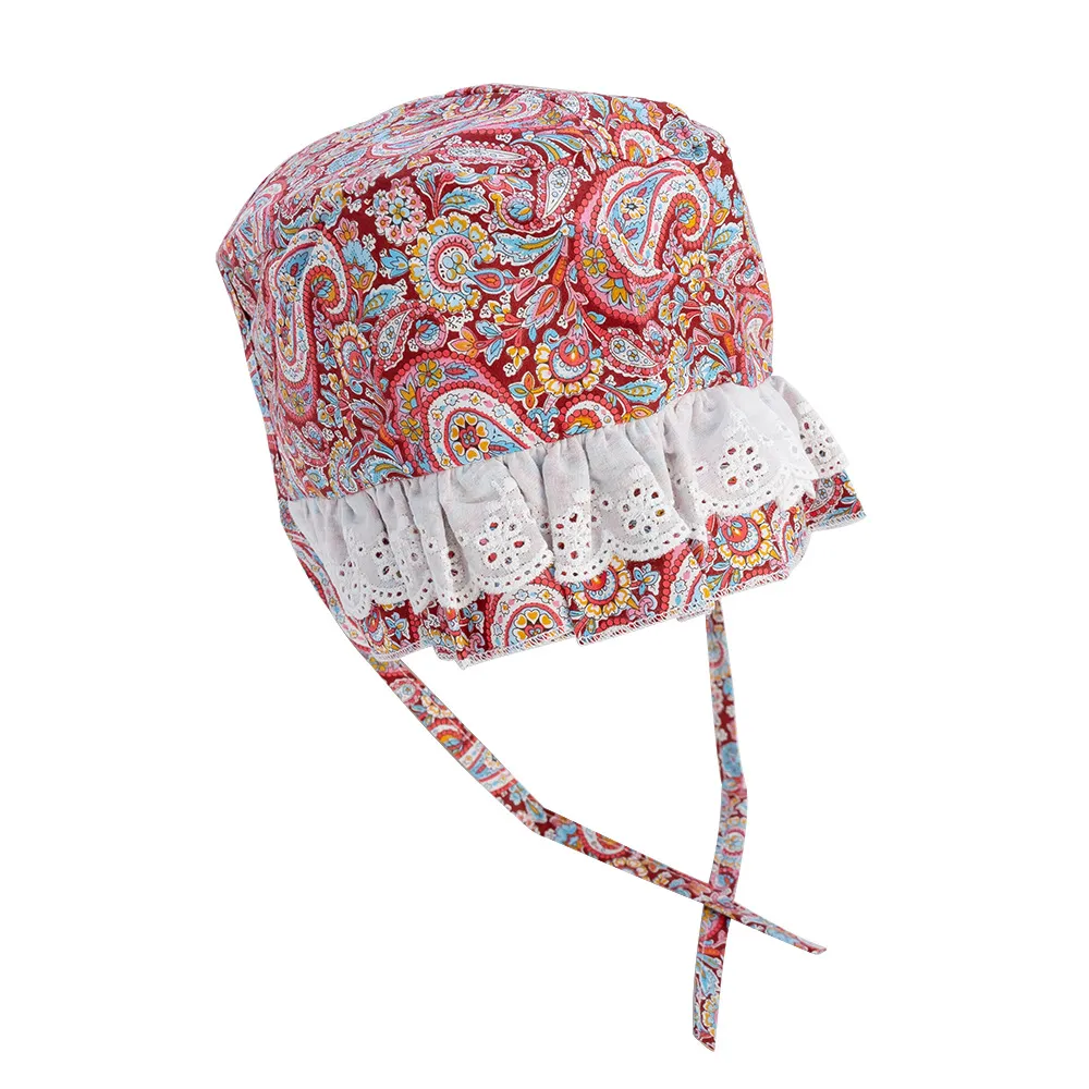 Thin Pet Hat Cute Dog Headgear Lace Lace Dog Sun Hat - Red Flower Hat