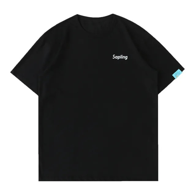 Summer New Multi color Simple T shirt Women Loose Ins Wind Bright Color Armband Short sleeved T shirt Black - Shop at LoveMi