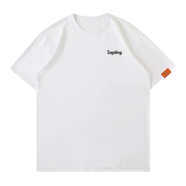 Summer New Multi color Simple T shirt Women Loose Ins Wind Bright Color Armband Short sleeved T shirt White - Shop at LoveMi