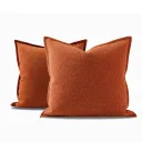 Orange Red Square Pillow