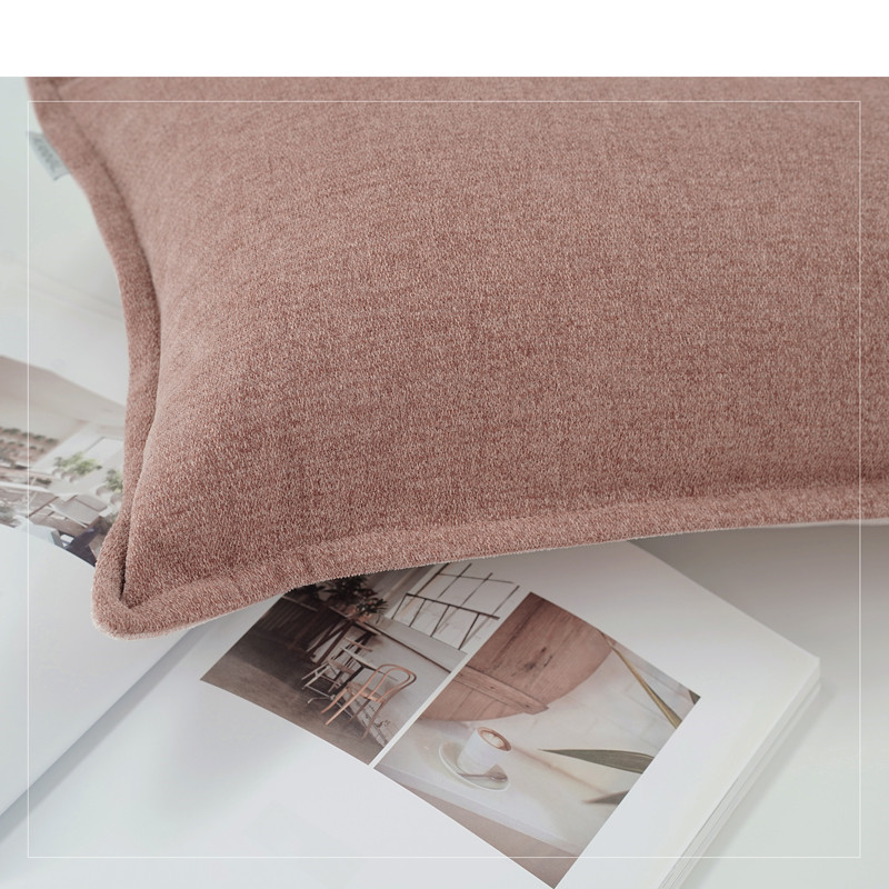 Wabi Ji Red Contrast Cashmere Cushion New Chinese Style Pillow Model Room Sales Prescription Pillow