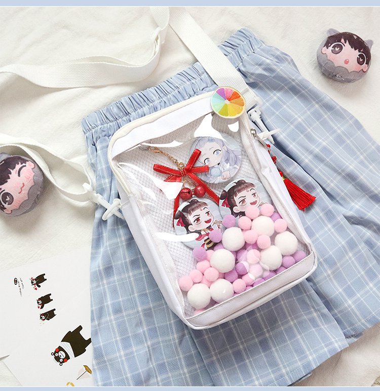 Title 4, Harajuku Kawaii transparence Itabag Mini messag...