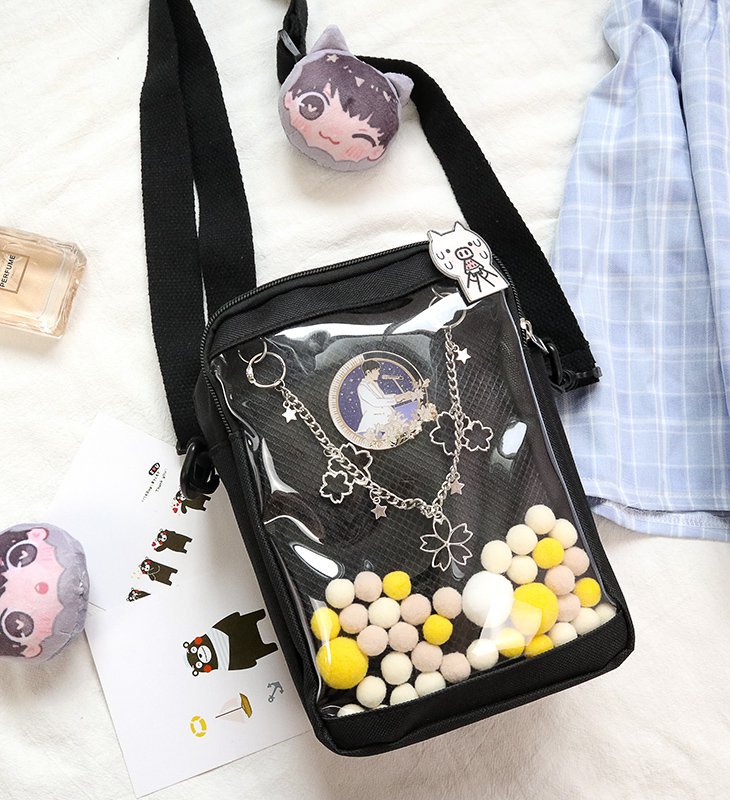 Title 5, Harajuku Kawaii transparence Itabag Mini messag...