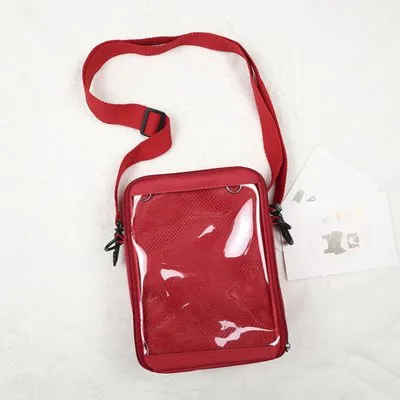 Harajuku Kawaii Transparency Itabag Mini Messenger Japanese Sweet Red - Shop at LoveMi