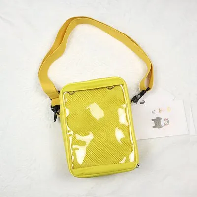 Harajuku Kawaii Transparency Itabag Mini Messenger Japanese Sweet Yellow - Shop at LoveMi