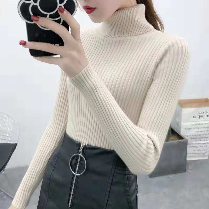 Title 5, Padded Warm Pullover Turtleneck Sweater Womens...