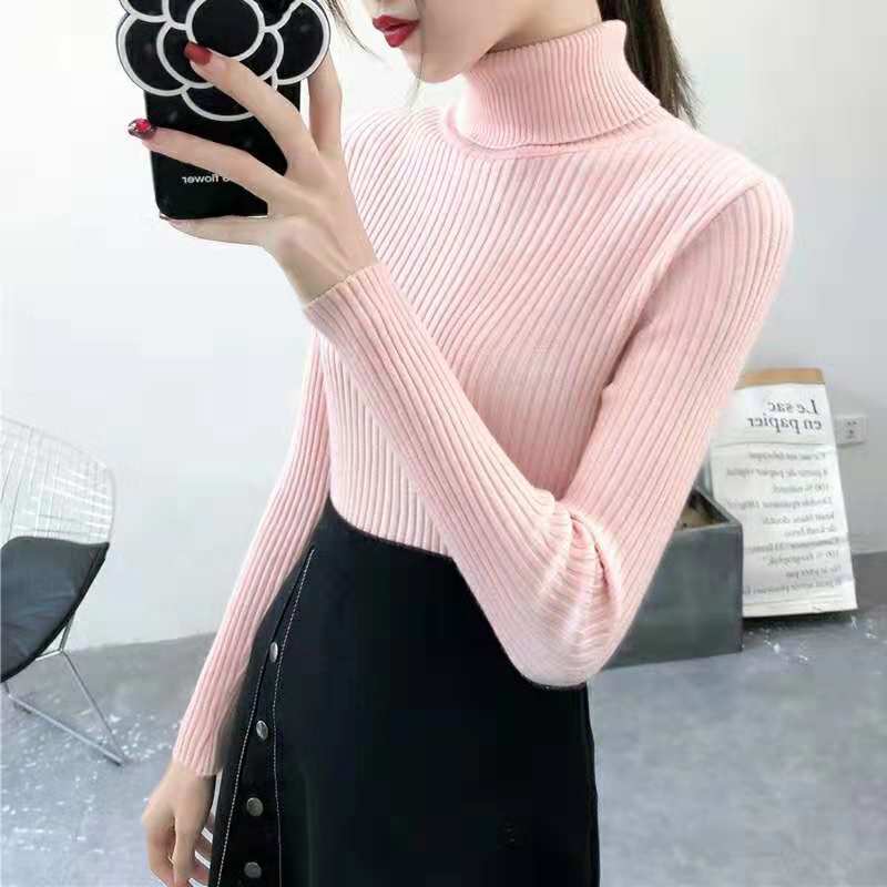 Title 4, Padded Warm Pullover Turtleneck Sweater Women