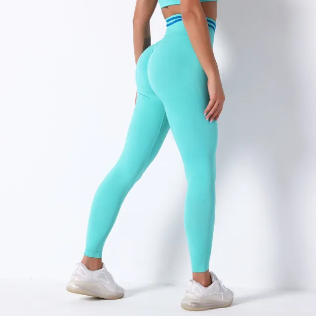 Breathable Yoga Pants Running Sports Fitness Pants Green - Shop at LoveMi