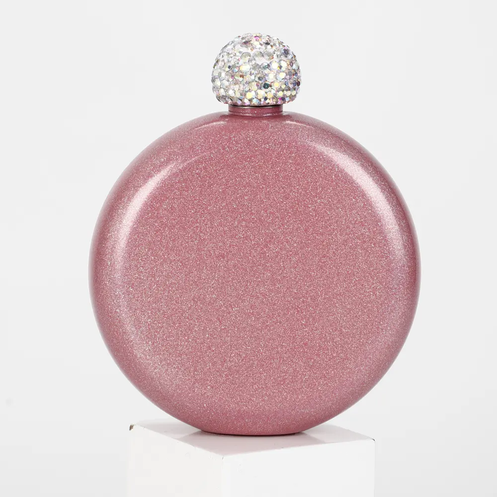 Stainless Steel Portable Round Portable Hip Flask