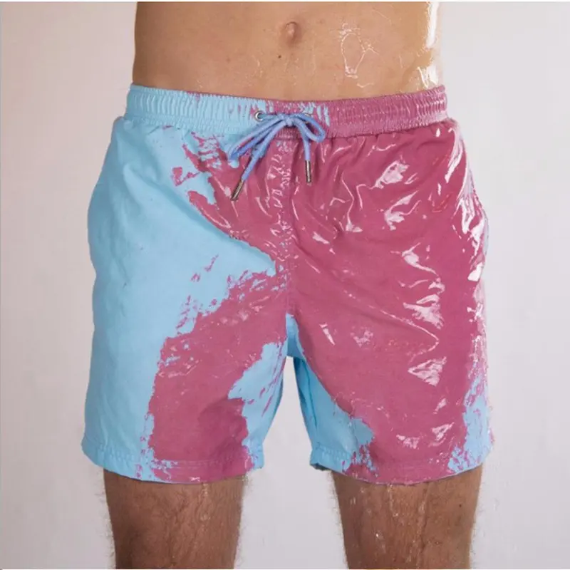 Discoloration Swimming Beach Shorts When Exposed to Water