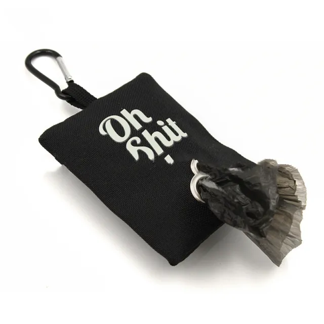 Pet Garbage Bag Storage Bag Outdoor Dog Stool Bag Pet Garbage Bag Dispenser Black - Shop at LoveMi